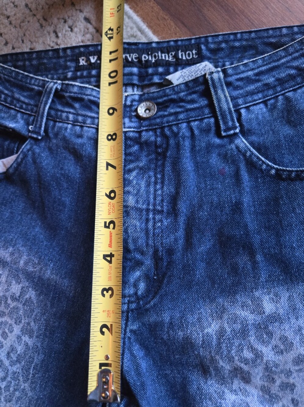 Vintage R.V.T. Leopard Jeans - Picture 6 of 9